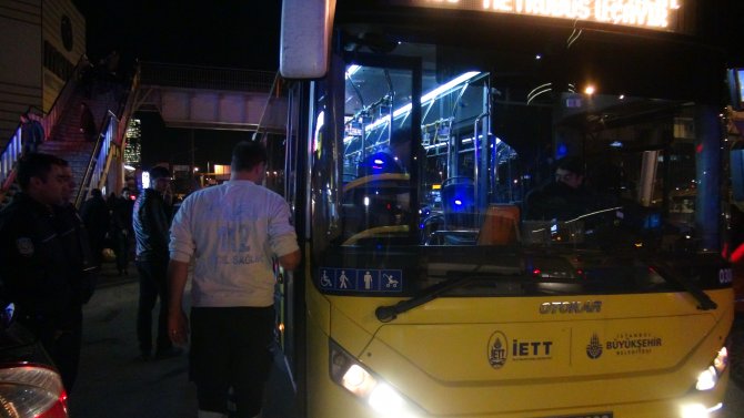 Yol kavgasında İETT otobüsüne silahlı saldırı