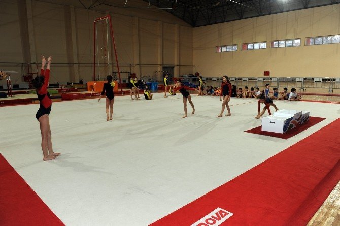 Trabzon’da Okullar Cimnastik’te Yarıştılar