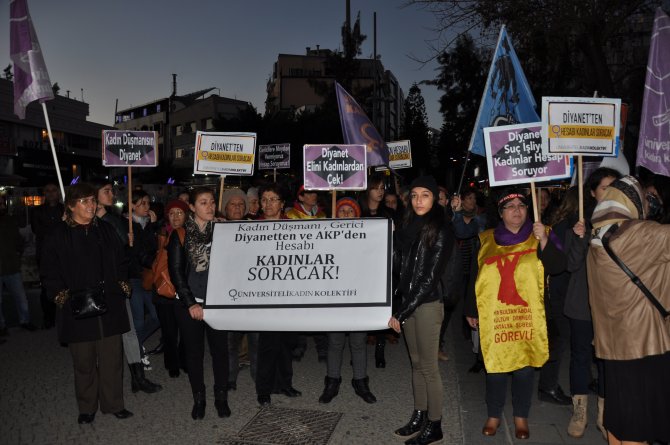 Diyanet'i protesto eden kadınların yürüyüşüne izin verilmedi