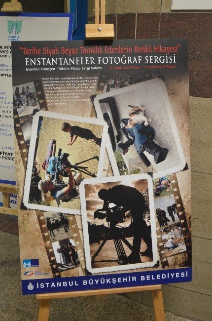 Taksim’de Çalışan Gazetecilerin Fotoğrafları Sergilendi