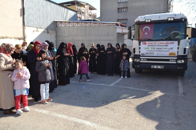 Osmaniye’den Suriye’ye 2 Tır Dolusu İnsani Yardım Malzemesi Gönderildi