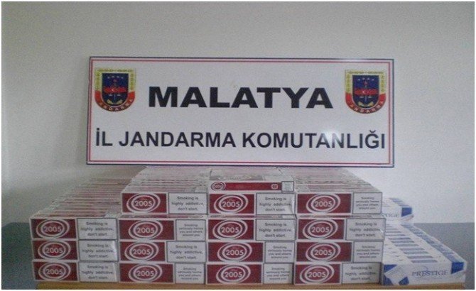 Malatya’da Kaçak Sigara Ve Cep Telefonu Yakalandı