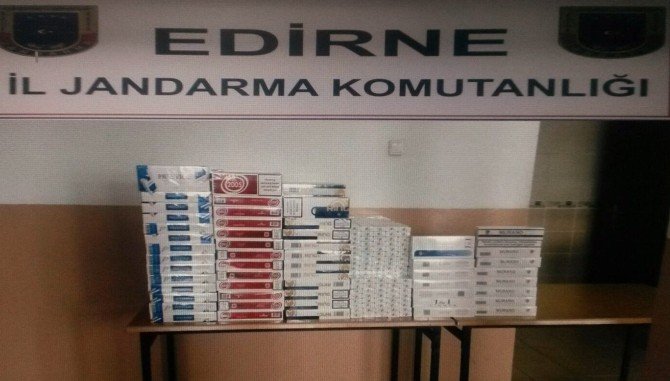 Edirne’de 5 Bin 270 Paket Kaçak Sigara Ele Geçirildi