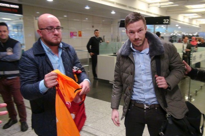 Galatasaray yeni transferi Martin Linnes İstanbul'da