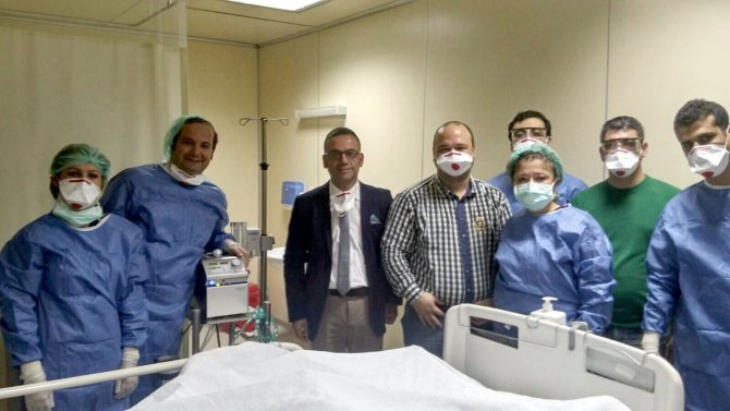 Domuz gribi olan hasta 'yapay akciğer uygulaması' ile hayata tutundu