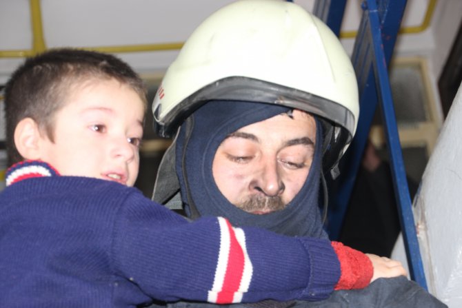 Çankırı'da yangın: 3 kişi hastaneye kaldırıldı