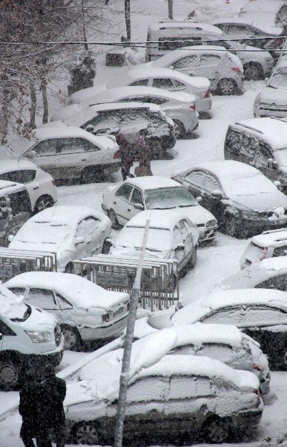 Erzurum’da Yoğun Kar Yağışı
