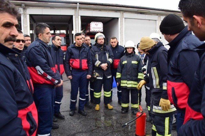 Kayseri OSB İtfaiye Personeline “1. Seviye Yangın Eğitici Eğitimi ” Verildi