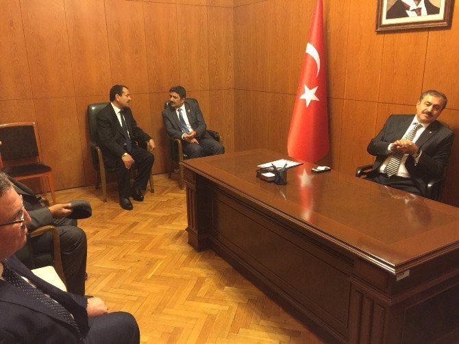 Başkan Kara, Bakan Eroğlu Ve Milletvekilleri İle İle Görüştü