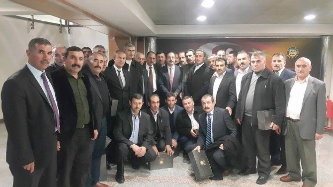 Köy Muhtarları Yozgat Milletvekillerini Ziyaret Etti
