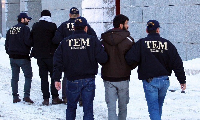 Erzurum’da Yakalanan 3 IŞİD Üyesi Adliyeye Sevk Edildi