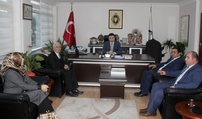 HADEF Başkanı Şahin, Kaymakam Tanrısever ve Belediye Başkanı İkiz'i ziyaret etti