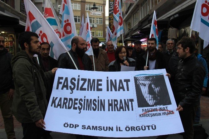 Samsun’da Hrant Dink Eylemi