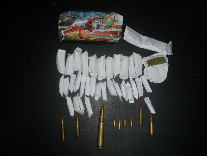 187 kilo esrar ile 100 bin TL sahte para ele geçirildi