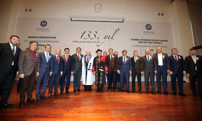 Marmara Üniversitesi’nden Topbaş’a ’Fahri Doktora’ Ünvanı