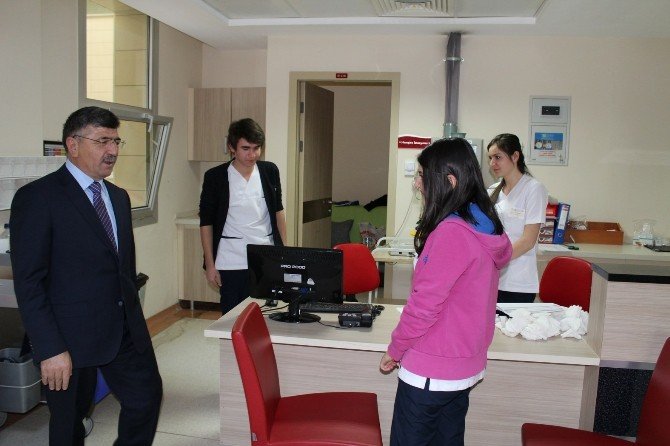 Başkan Akdoğan’dan Hastane Ziyareti