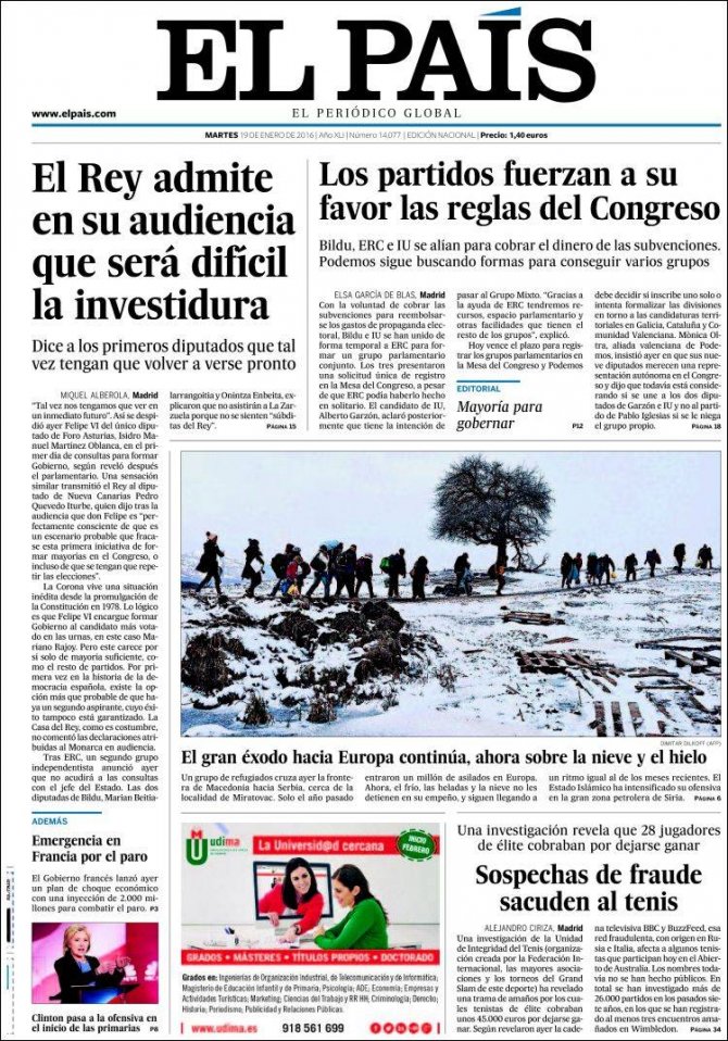İspanyol basınında gündem hükümet kurma çalışmaları