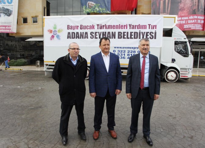 Seyhan Belediyesi’nden Bayırbucak Türkmenleri’ne yardım