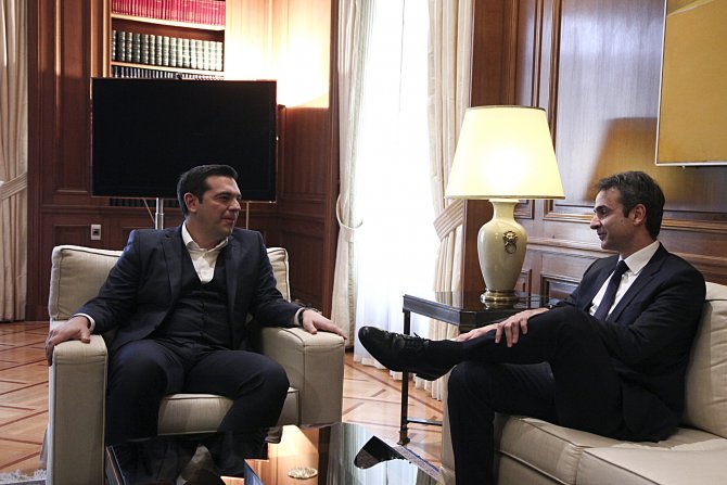 Aleksis Çipras, ana muhalefetin yeni lideri ile görüştü