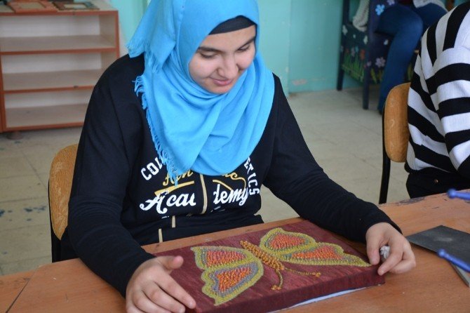 Yozgat’ta Eğitilebilir Zihinsel Engelli Öğrenciler Yaptıkları Çalışmalarla Görenleri Şaşırtıyor