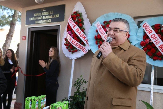 Karahıdır Muhtarlık Binası Hizmete Açıldı