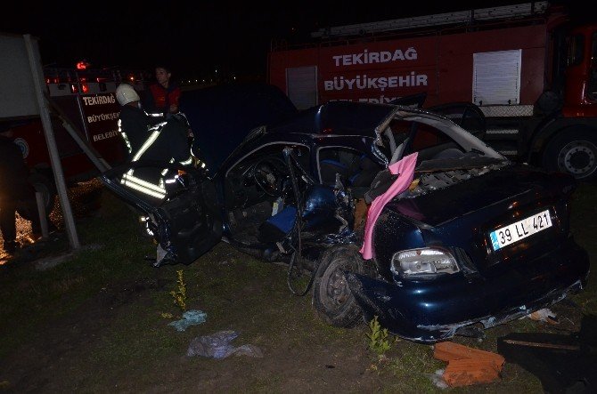Tekirdağ’da Trafik Kazası: 4 Yaralı