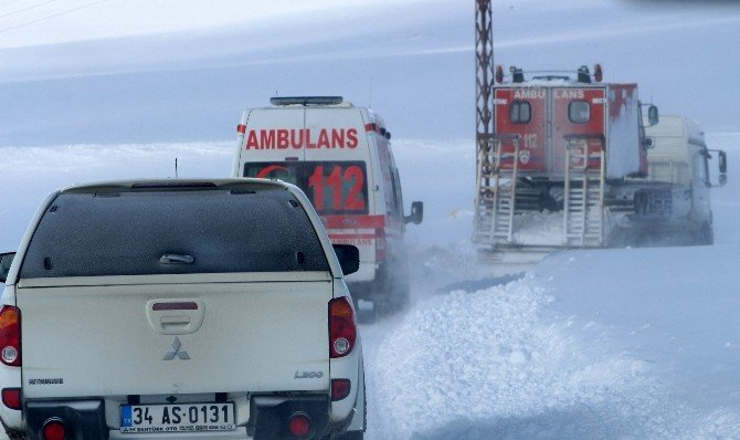 Erzurum’da Hasta Kurtarma Operasyonu