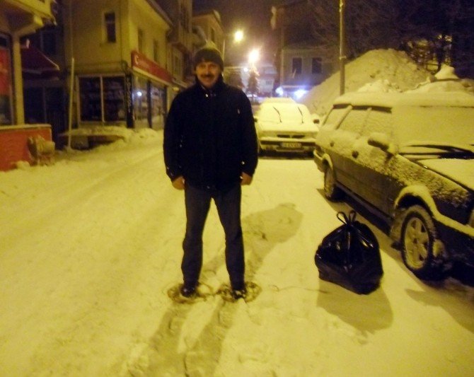 Karda Yürümek İçin ’Giyle’ Kullanıyorlar