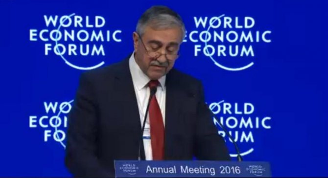 Akıncı Davos’ta konuştu: Kıbrıs’ta barış için son şans