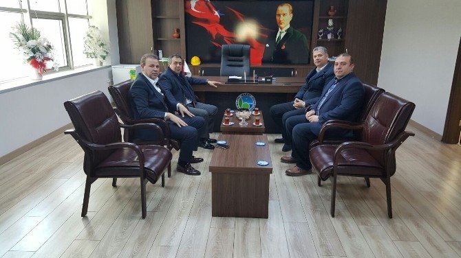 Balıkesir Milletvekili Ali Aydınlıoğlu Edremit Belediyesine Ve Baski Müdürlüğüne Ziyaretlerde Bulundu