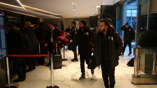 Galatasaray, Osmanlıspor maçı için Ankara'ya gitti