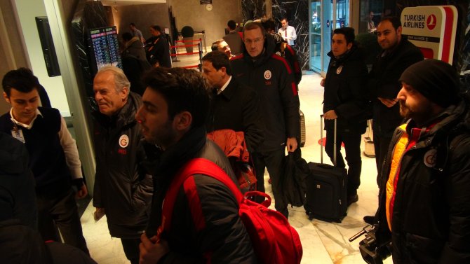 Galatasaray, Osmanlıspor maçı için Ankara'ya gitti