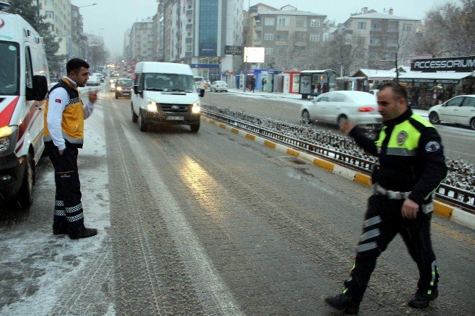 Nevşehir’de Ambulans Öğrenciye Çarptı