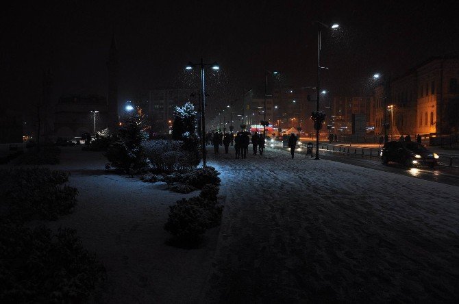 Sivas’ta Kar Yağışı