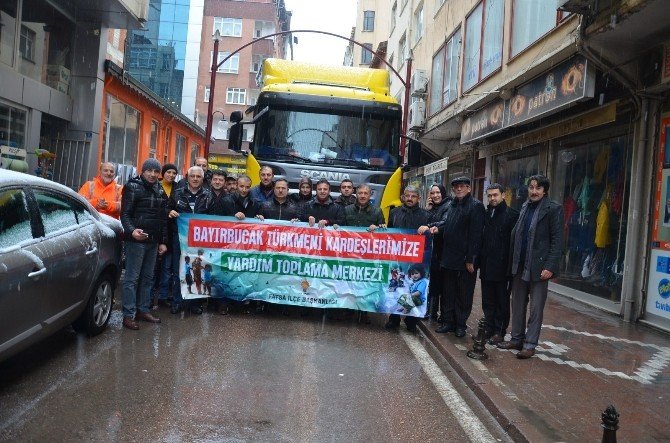 AK Parti’den Bayır Bucak Türkmenlerine Yardım