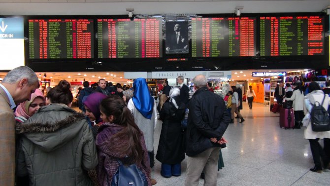Atatürk Havalimanı’nda tatil yoğunluğu