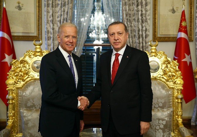 Cumhurbaşkanı Erdoğan, Joe Biden İle Görüşüyor