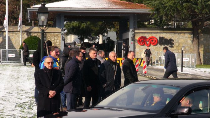 Mustafa Koç için holding binasında tören düzenlendi