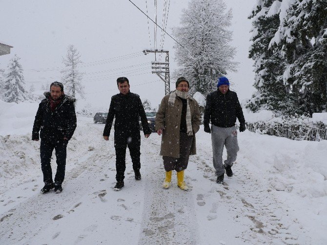 Trabzon’da Kar Yağışı