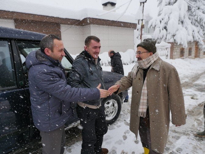 Trabzon’da Kar Yağışı