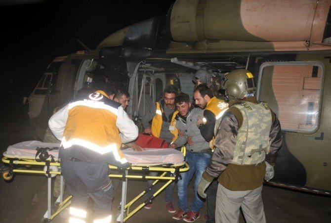 Siirt’te Hasta Vatandaş Askeri Helikopterle Hastaneye Kaldırıldı