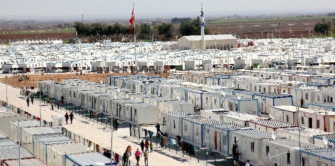 10 İlde Kurulan 25 Çadır Ve Konteyner Kentte 269 Bin Suriyeli Barınıyor