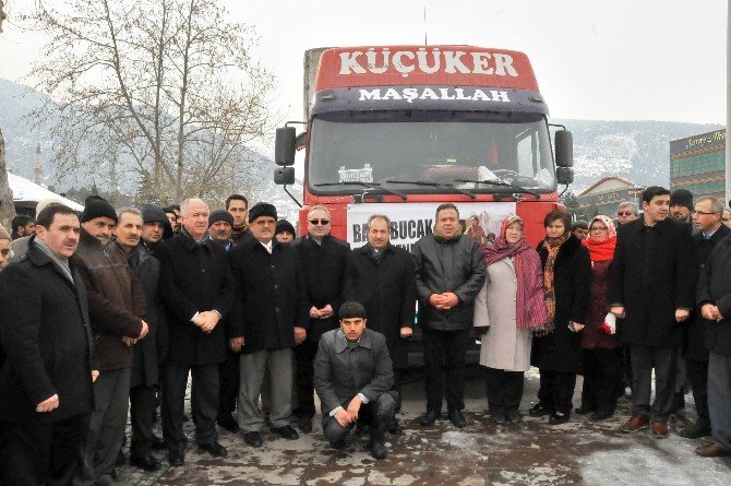 Akşehir AK Parti’den Bayır-bucak’a Yardım Tırı