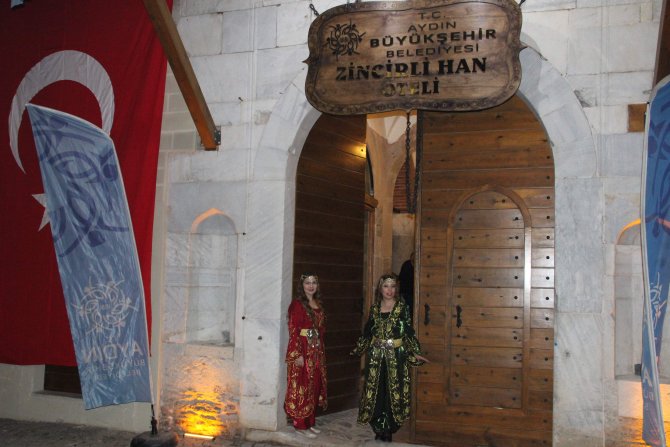 Aydın'daki tarihî Zincirli Han restore edilerek hizmete açıldı