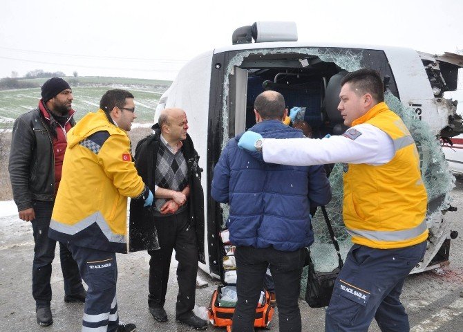 Edirne’de Trafik Kazası: 6 Yaralı