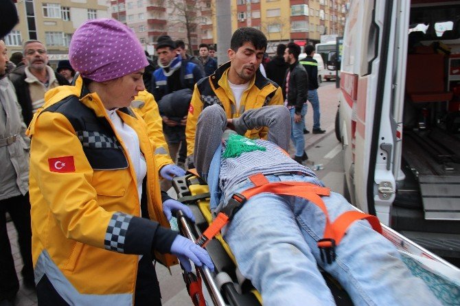 Konya’da Trafik Kazası: 2 Yaralı
