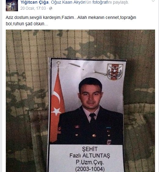 Şehit yüzbaşı 2,5 aylık kızına doyamadı