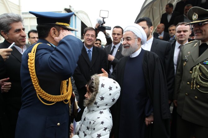 İran Cumhurbaşkanı Ruhani, Paris'te