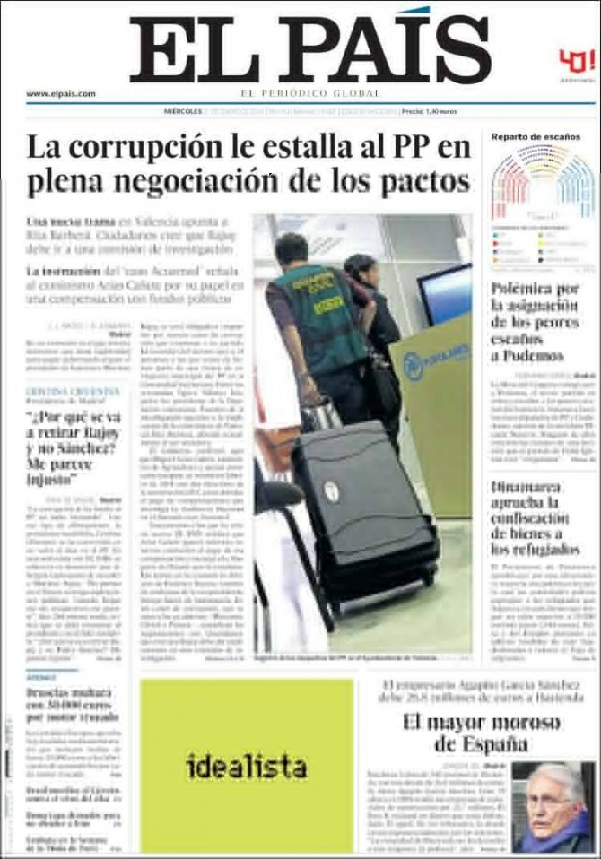 İspanyol basınında gündem yolsuzluk operasyonu