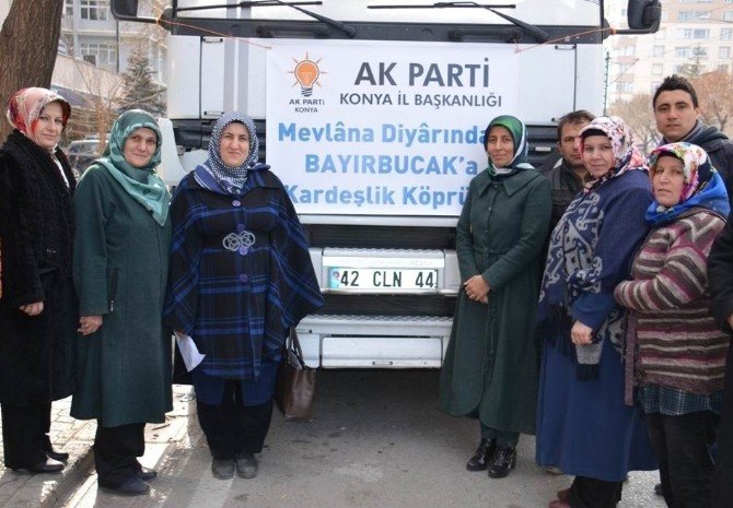 AK Parti Konya’dan Bayır-bucak Türkmenleri’ne Yardım Eli